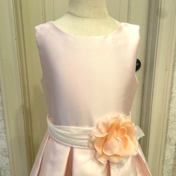 Abel & Lula Pink Mikado Dress - Picture 7 of 13